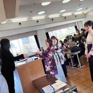 晴れの日　卒業式