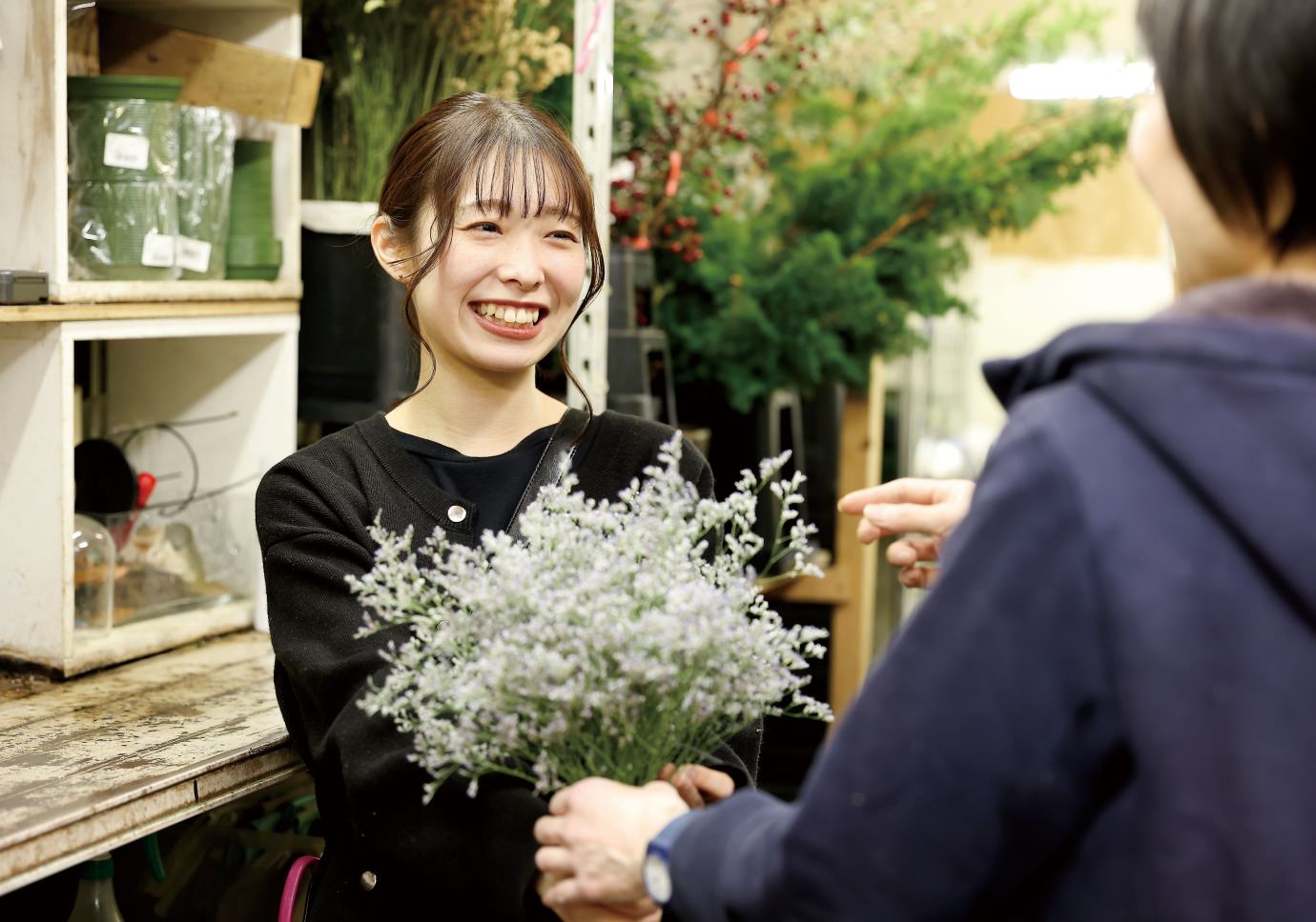 花屋の接客